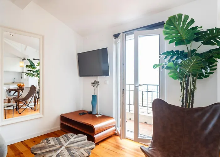 Bica Blue 1br Loft W Riverview N Ac By Lu Holidays Apartmán Lisboa