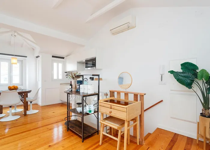 Bica Blue 1br Loft W Riverview N Ac By Lu Holidays * Lisboa